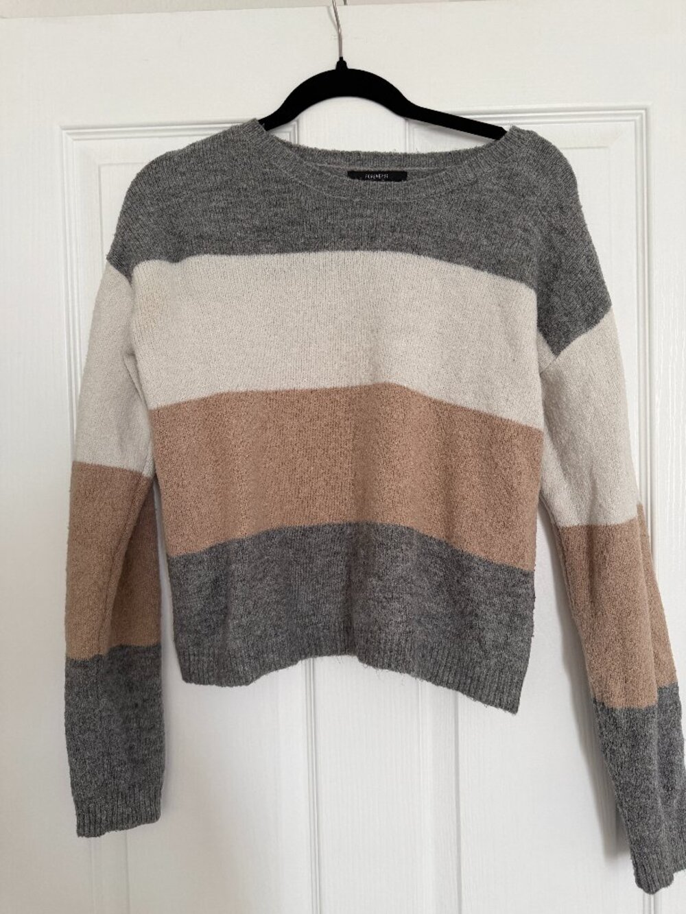 Colorblock Wide-Striped Sweater